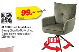 Höffner STUHL mit Armlehnen Angebot