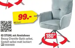 Höffner STUHL mit Armlehnen Angebot