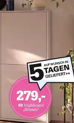 Höffner Highboard ,,Stream" Angebot