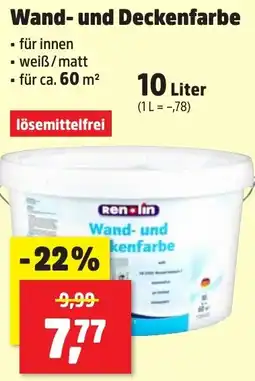 Thomas Philipps renolin Wand- und Deckenfarbe Angebot