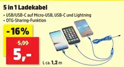 Thomas Philipps 5 in 1 Ladekabel Angebot