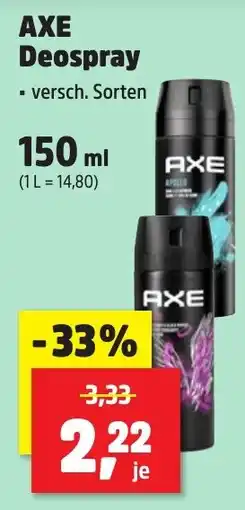 Thomas Philipps AXE Deospray Angebot