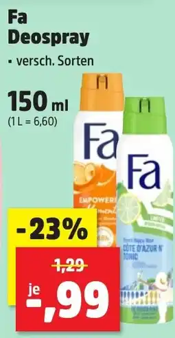 Thomas Philipps Fa Deospray Angebot