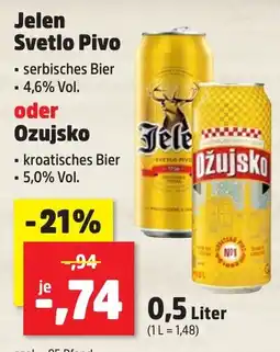 Thomas Philipps Jelen Svetlo Pivo oder Ozujsko Angebot