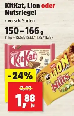 Thomas Philipps KitKat, Lion oder Nutsriegel Angebot