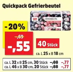 Thomas Philipps Quickpack Gefrierbeutel Angebot