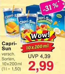 Wiglo Wunderland Capri-Sun Angebot
