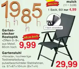 Wiglo Wunderland Gartenstecker Rostoptik Angebot