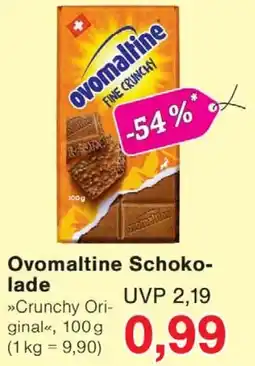 Wiglo Wunderland Ovomaltine Schokolade Angebot