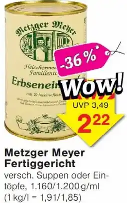 Wiglo Wunderland Metzger Meyer Fertiggericht Angebot