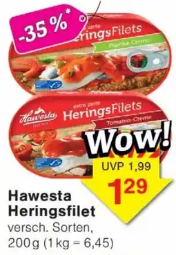 Wiglo Wunderland Hawesta Heringsfilet Angebot
