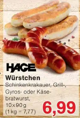 Wiglo Wunderland HAGE Würstchen Angebot