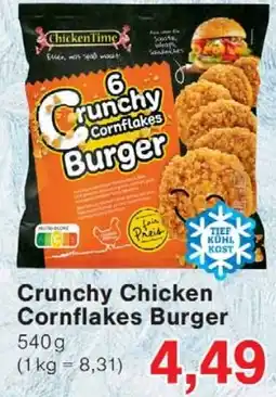Wiglo Wunderland ChickenTime Crunchy Chicken Cornflakes Burger Angebot