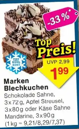 Wiglo Wunderland Marken Blechkuchen Angebot