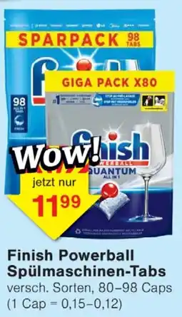 Wiglo Wunderland Finish Powerball Spülmaschinen-Tabs Angebot