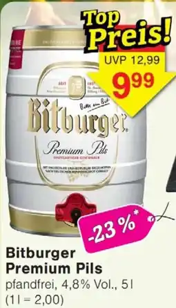 Wiglo Wunderland Bitburger Premium Pils Angebot