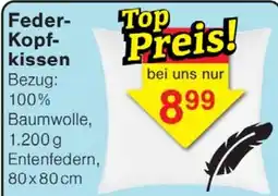 Wiglo Wunderland Feder-Kopfkissen Angebot