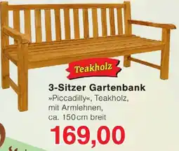 Wiglo Wunderland Piccadilly Teakholz Gartenbank Angebot