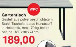 Wiglo Wunderland WPC Gartentisch Angebot