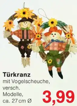 Wiglo Wunderland Türkranz mit Vogelscheuche Angebot