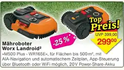 Wiglo Wunderland Mähroboter Worx Landroid² Angebot