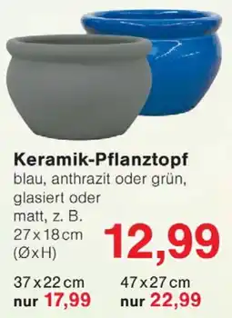 Wiglo Wunderland Keramik-Pflanztopf Angebot