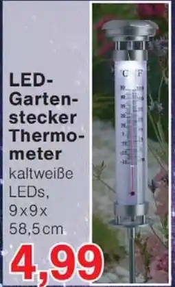 Wiglo Wunderland LED-Gartenstecker Thermometer Angebot