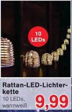 Wiglo Wunderland Rattan-LED-Lichterkette Angebot