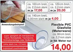 Wiglo Wunderland Flexible PVC Glasfolie (Meterware) Angebot