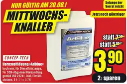 B1 Discount Baumarkt CONCEP-TECH Harnstofflösung »AdBlue« Angebot