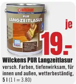 B1 Discount Baumarkt Wilckens PUR Langzeitlasur Angebot