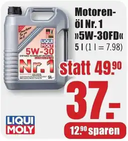 B1 Discount Baumarkt Motorenöl Nr. 1 Angebot