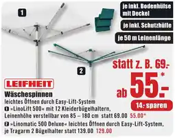 B1 Discount Baumarkt LEIFHEIT Wäschespinnen Angebot