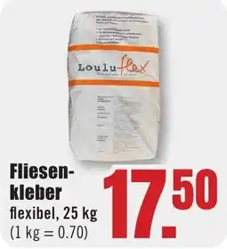 B1 Discount Baumarkt Loulu flex Fliesenkleber Angebot