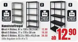 B1 Discount Baumarkt Kunststoffregal Angebot