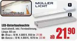 B1 Discount Baumarkt MÜLLER LICHT LED-Unterbauleuchte Angebot