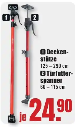 B1 Discount Baumarkt Deckenstütze Türfutterspanner Angebot