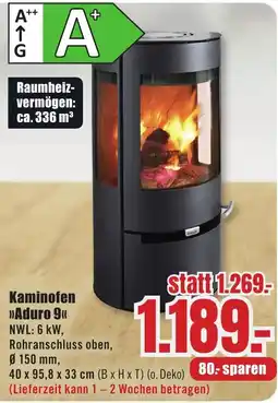 B1 Discount Baumarkt Kaminofen »Aduro 9« Angebot
