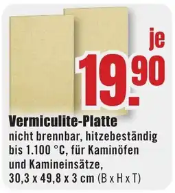 B1 Discount Baumarkt Vermiculite-Platte Angebot