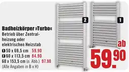 B1 Discount Baumarkt Badheizkörper »Turbo« Angebot