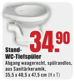B1 Discount Baumarkt Stand-WC-Tiefspüler Angebot