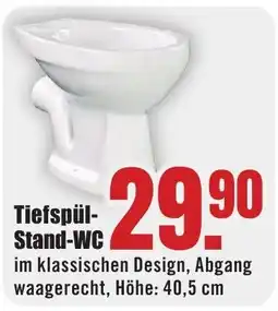 B1 Discount Baumarkt Tiefspül- Stand-WC Angebot