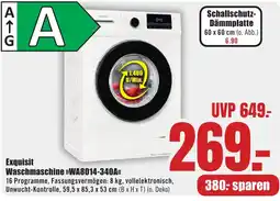 B1 Discount Baumarkt Exquisit Waschmaschine »WA8014-340A« Angebot