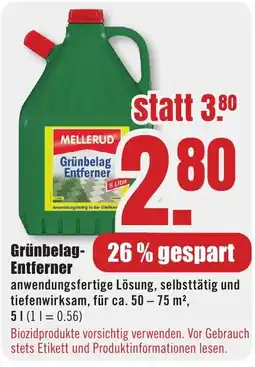 B1 Discount Baumarkt MELLERUD Grünbelag Entferner Angebot