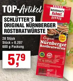 EDEKA Foodservice Schlütter's original nürnberger rostbratwürste Angebot