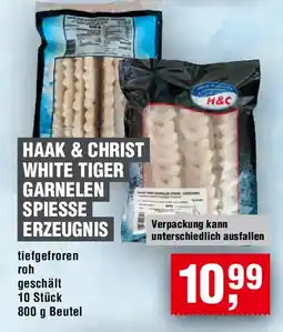 EDEKA Foodservice Haak & christ white tiger garnelen spiesse erzeugnis Angebot