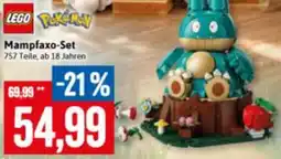 Stolz LEGO Pokémon Mampfaxo-Set Angebot