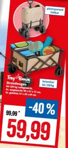 Stolz Tony Brown Strandwagen Angebot