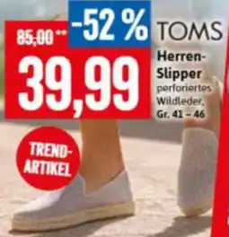 Stolz TOMS Herren-Slipper Angebot