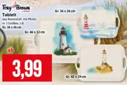 Stolz Tony Brown Tablett Angebot
